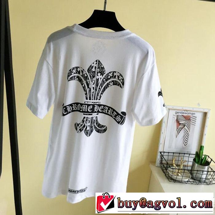 2019年春夏シーズンの人気クロムハーツCHROME HEARTS大人カジュアル上手に 半袖Tシャツ 2色可選