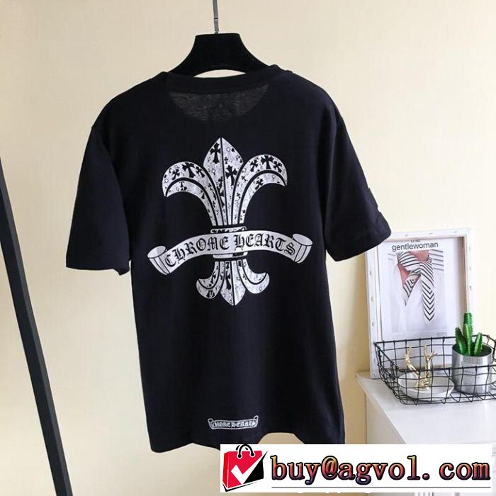 2019年春夏シーズンの人気クロムハーツCHROME HEARTS大人カジュアル上手に 半袖Tシャツ 2色可選