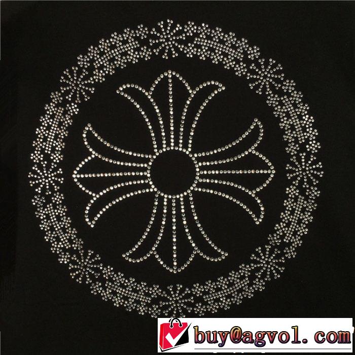 クロムハーツ今流行のストリート上品 CHROME HEARTS 半袖Tシャツ2019限定 男性に人気