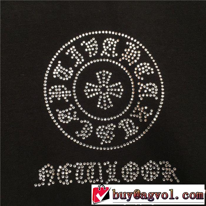 クロムハーツ今流行のストリート上品 CHROME HEARTS 半袖Tシャツ2019限定 男性に人気
