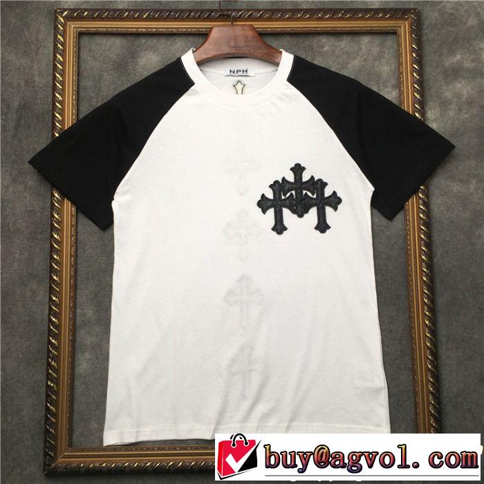  半袖TシャツクロムハーツVIP 先行セール2019年夏 2色可選最 CHROME HEARTS お洒落な印象に
