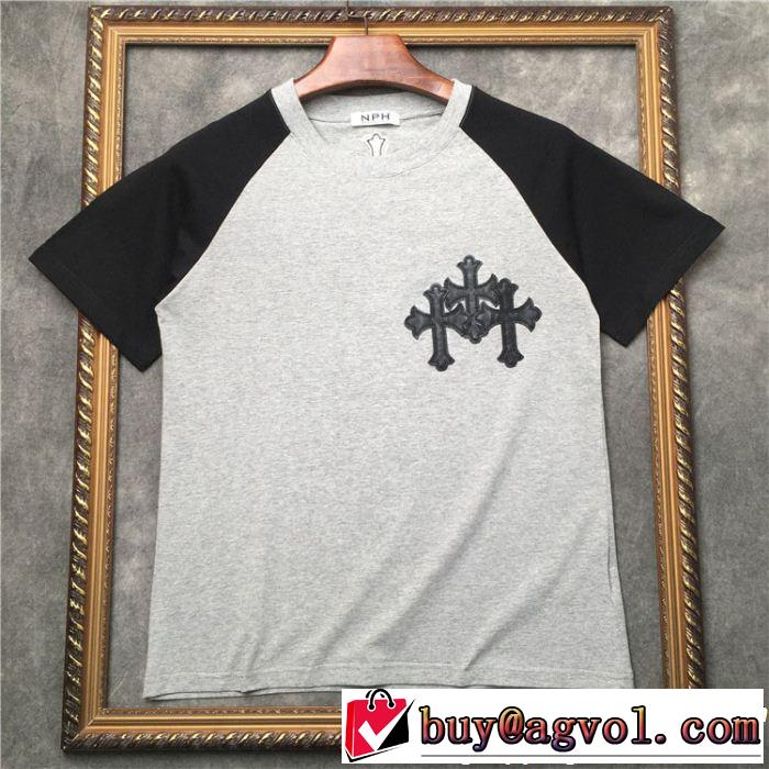 半袖TシャツクロムハーツVIP 先行セール2019年夏 2色可選最 CHROME HEARTS お洒落な印象に