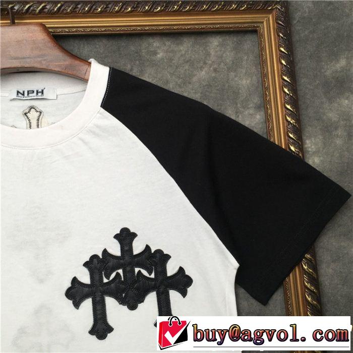 半袖TシャツクロムハーツVIP 先行セール2019年夏 2色可選最 CHROME HEARTS お洒落な印象に