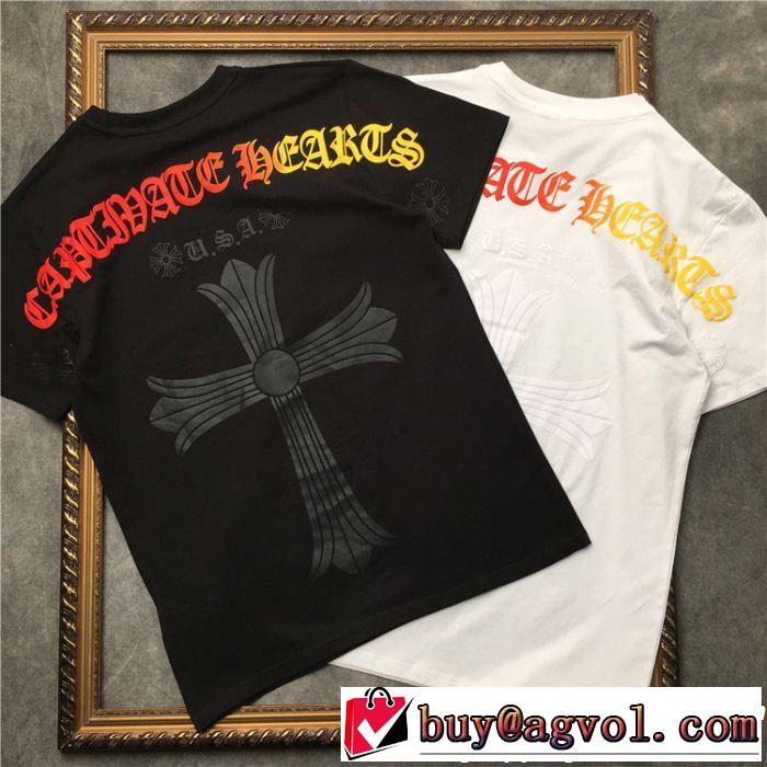  CHROME HEARTS正規品保証19春夏 2色可選 クロムハーツ 新商品☆完売必至 半袖Tシャツ