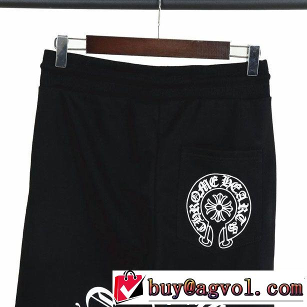 【2019年】夏のファッション CHROME HEARTS キレイめ感が強いスエットパンツ伸縮性に優れているクロムハーツ