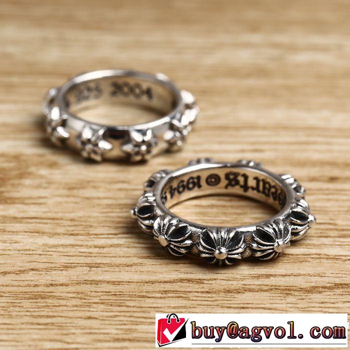 風通しの良いフレア  リング/指輪 クロムハーツ 2色可選 オシャレな印象に CHROME HEARTS