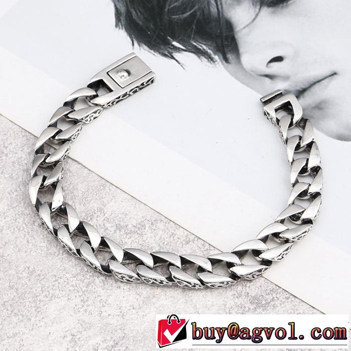 CHROME HEARTS トップスをインするスタイル ブレスレット クロムハーツ 肌触りの良いサラりと