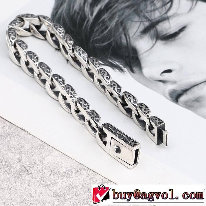 CHROME HEARTS トップスをインするスタイル ブレスレット クロムハーツ 肌触りの良いサラりと