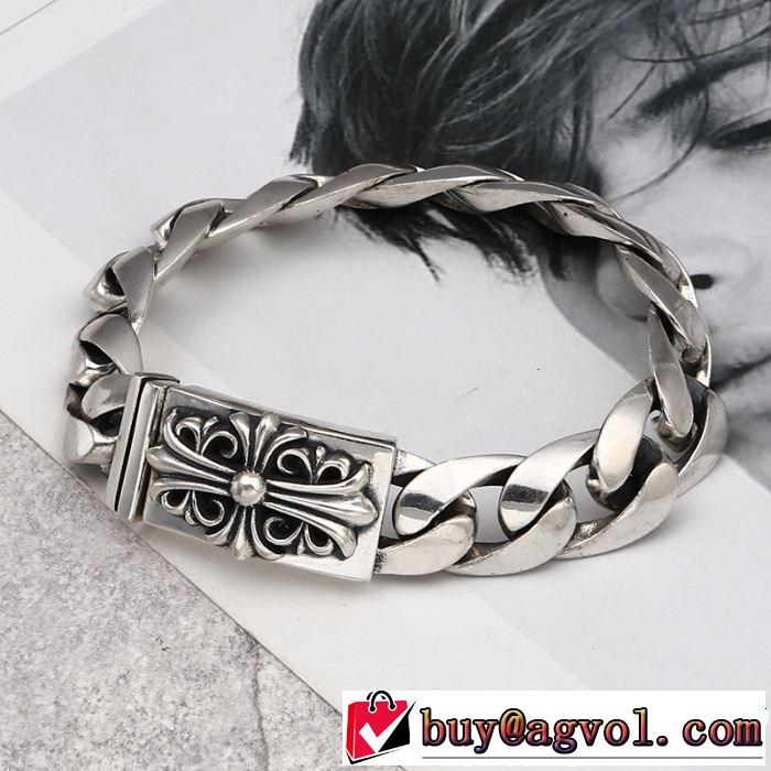  クロムハーツ 今年流大人っぽさ ブレスレット  スタイルアップ効果  CHROME HEARTS