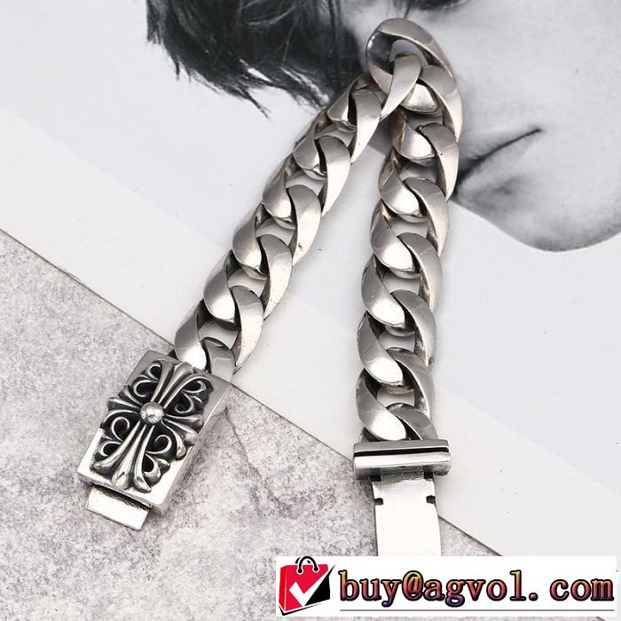 クロムハーツ 今年流大人っぽさ ブレスレット  スタイルアップ効果  CHROME HEARTS