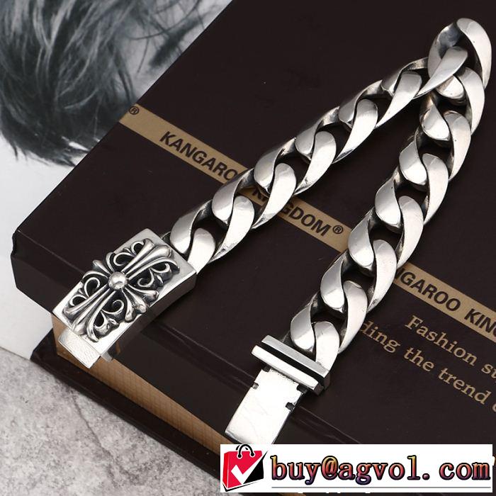 クロムハーツ 今年流大人っぽさ ブレスレット  スタイルアップ効果  CHROME HEARTS
