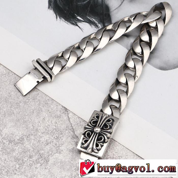 クロムハーツ 今年流大人っぽさ ブレスレット  スタイルアップ効果  CHROME HEARTS
