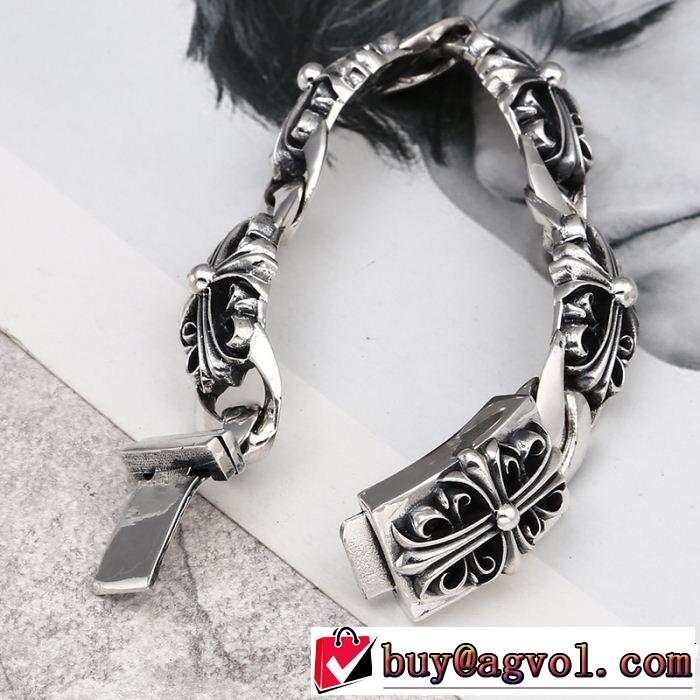 ブレスレット リッチな印象に クロムハーツ 通勤の定番 CHROME HEARTS この夏は注目新作