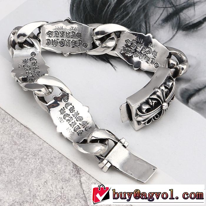 ブレスレット リッチな印象に クロムハーツ 通勤の定番 CHROME HEARTS この夏は注目新作