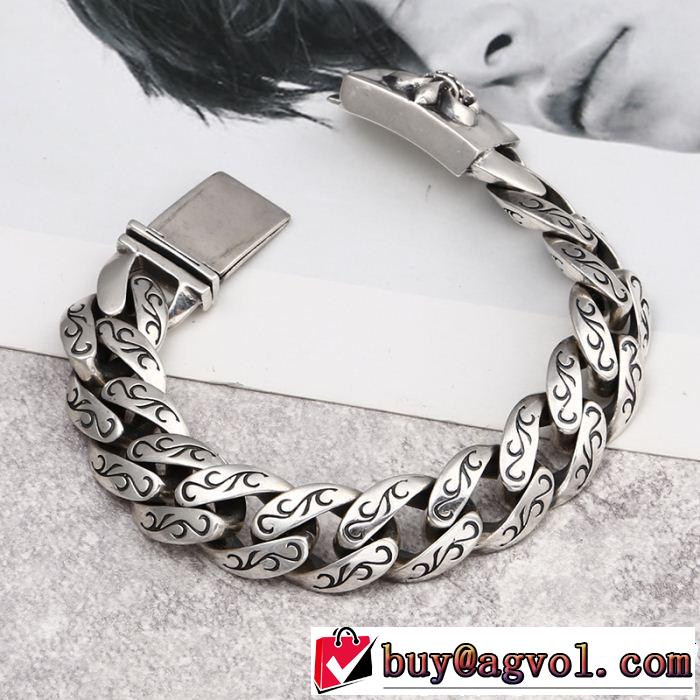 抜け感スゴイ クロムハーツ  CHROME HEARTS ブレスレット  今っぽいトレンド