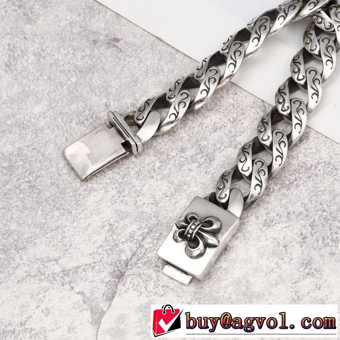 抜け感スゴイ クロムハーツ  CHROME HEARTS ブレスレット  今っぽいトレンド