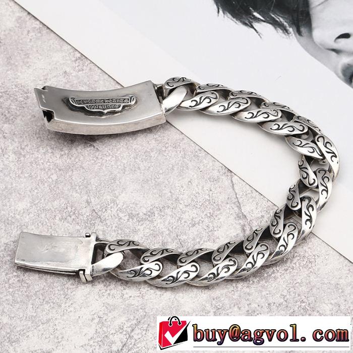 CHROME HEARTS 好印象な上品スタイル ブレスレット クロムハーツ  爽やかすぎない大人の印象に