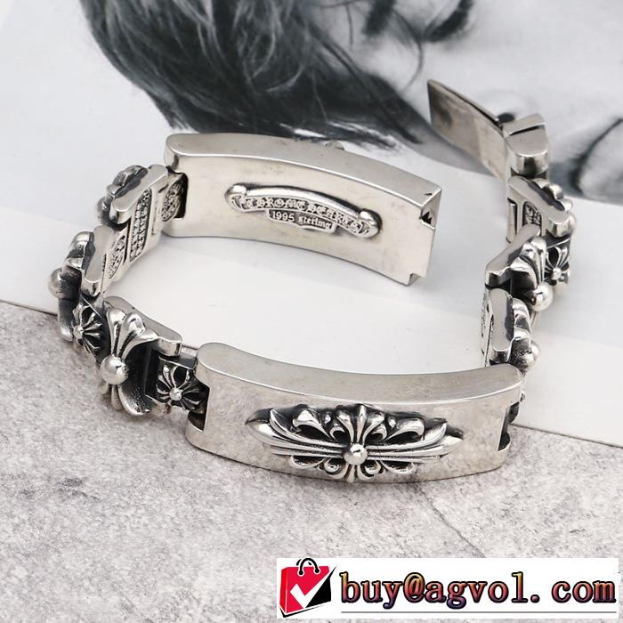 クロムハーツ 今旬のシルエットバランス CHROME HEARTS ちょっと大人の印象 ブレスレット
