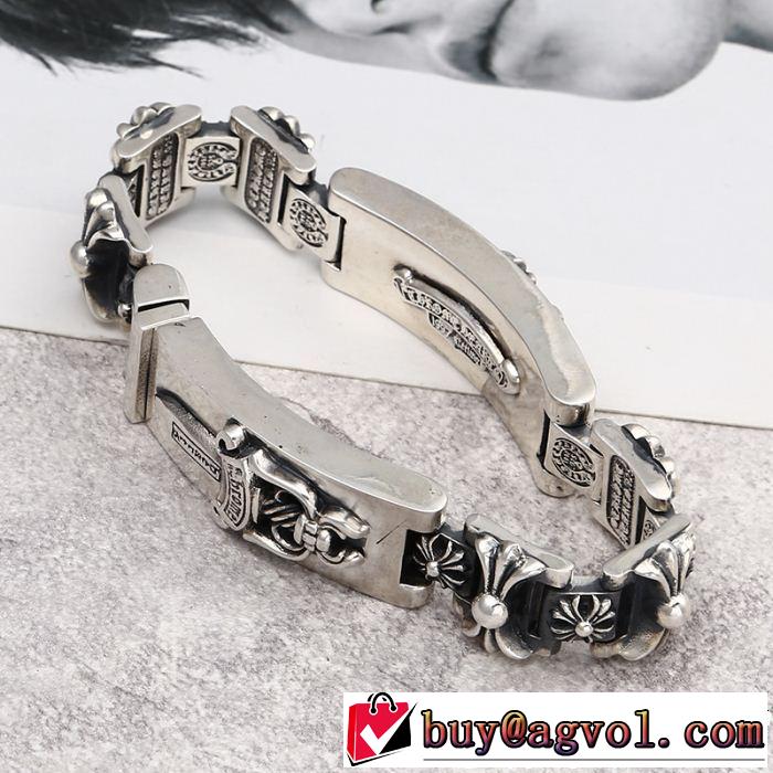 クロムハーツ 今旬のシルエットバランス CHROME HEARTS ちょっと大人の印象 ブレスレット