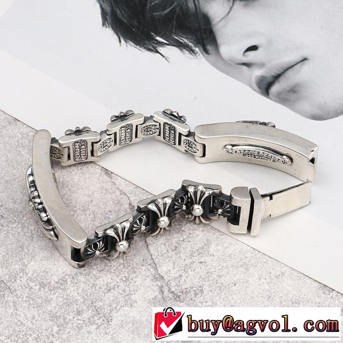 クロムハーツ 今旬のシルエットバランス CHROME HEARTS ちょっと大人の印象 ブレスレット