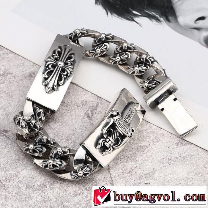 スタイルアップ上品 ブレスレット 気持ちいい真夏日にぴったり クロムハーツ  CHROME HEARTS