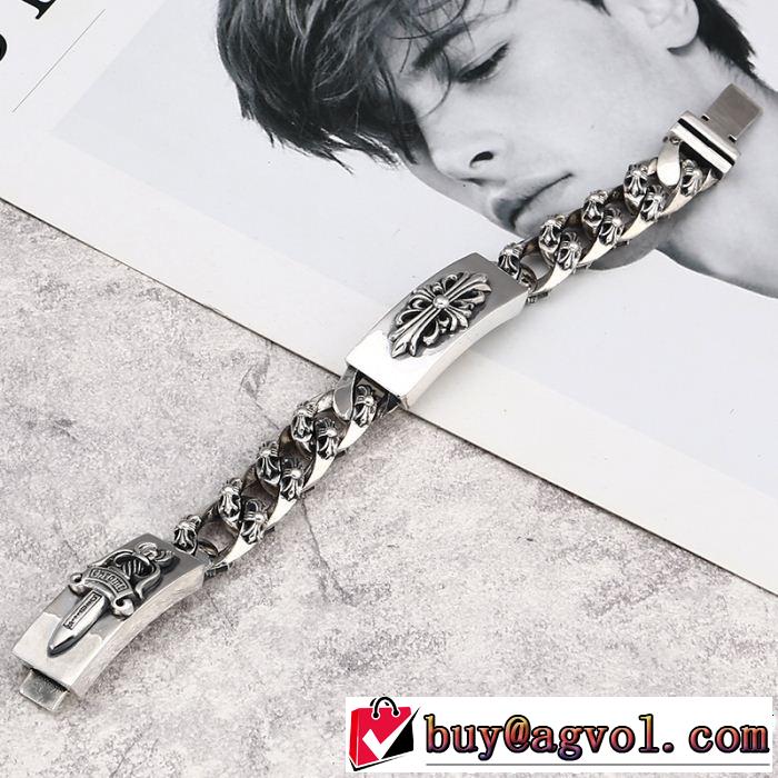スタイルアップ上品 ブレスレット 気持ちいい真夏日にぴったり クロムハーツ  CHROME HEARTS