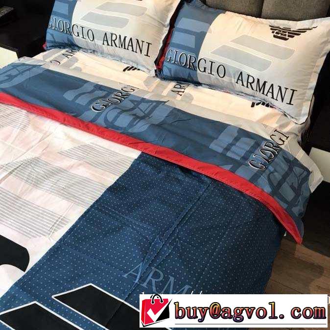 2019-20秋冬トレンドファッション アルマーニヒットする秋冬コレクション  ARMANI   寝具4点セット
