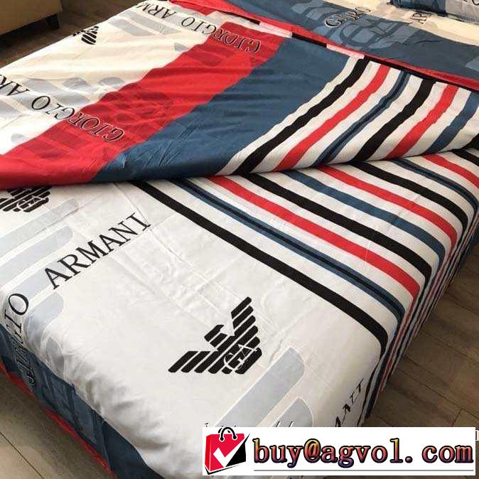 2019-20秋冬トレンドファッション アルマーニヒットする秋冬コレクション  ARMANI   寝具4点セット