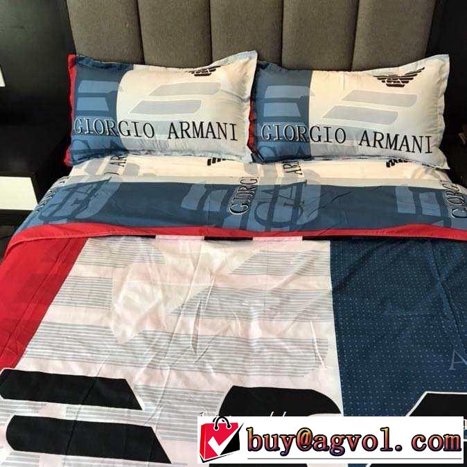 2019-20秋冬トレンドファッション アルマーニヒットする秋冬コレクション  ARMANI   寝具4点セット