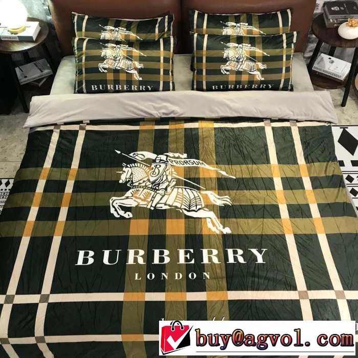 大胆なチェックの人気トレンド 寝具4点セット バーバリー2019-20秋冬取り入れやすい  BURBERRY