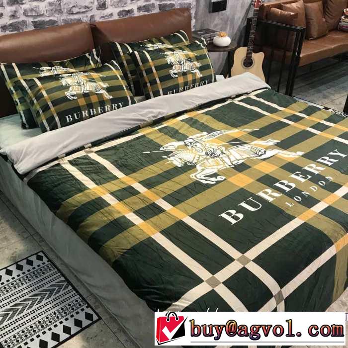 大胆なチェックの人気トレンド 寝具4点セット バーバリー2019-20秋冬取り入れやすい  BURBERRY