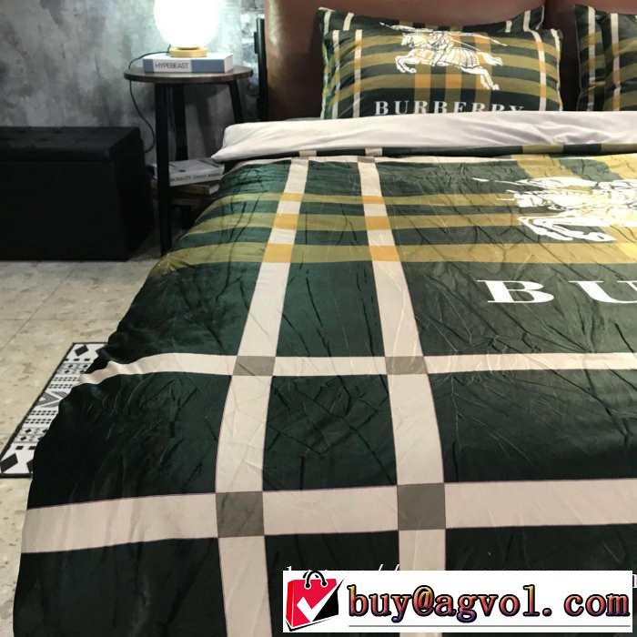 大胆なチェックの人気トレンド 寝具4点セット バーバリー2019-20秋冬取り入れやすい  BURBERRY