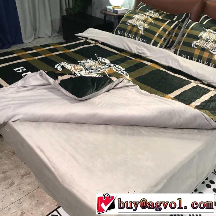 大胆なチェックの人気トレンド 寝具4点セット バーバリー2019-20秋冬取り入れやすい  BURBERRY