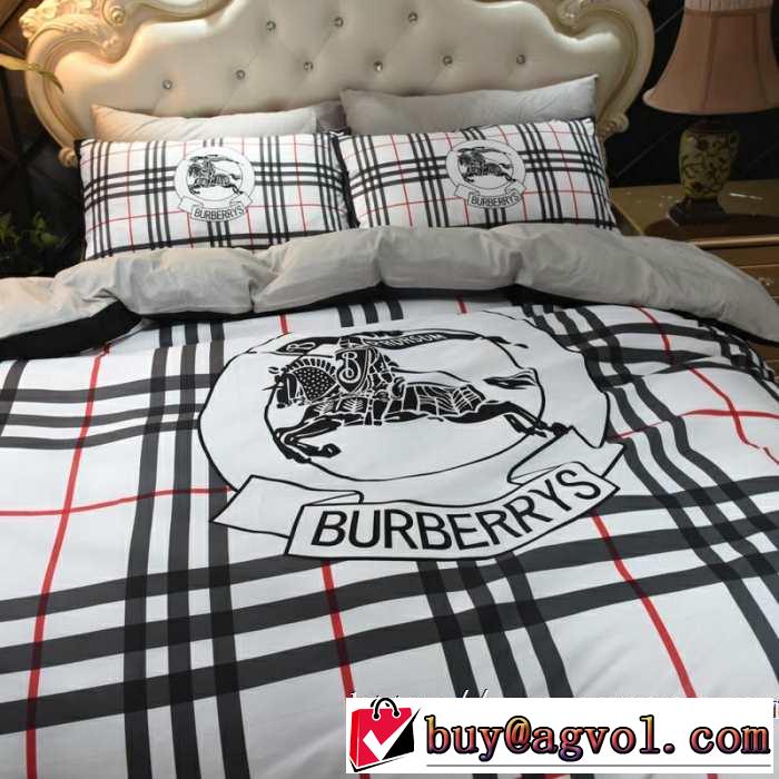 バーバリー秋こそ楽しめるアイテム BURBERRY 2019秋断然ブランド推し  活躍するトレンドアイテム 寝具4点セット