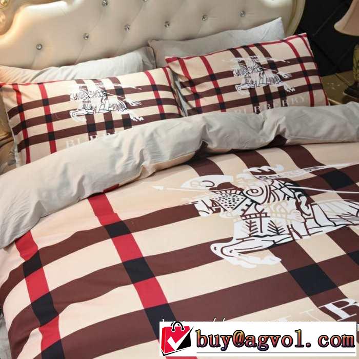 寒い季節トレンド上品 寝具4点セット バーバリー BURBERRY 2019秋冬トレンド押さえておきたい