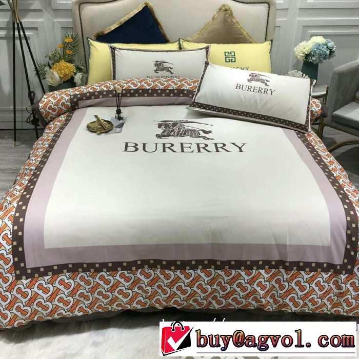 バーバリー BURBERRY 最速2019秋冬トレンドブランド 秋冬コーデと相性がいい  寝具4点セット