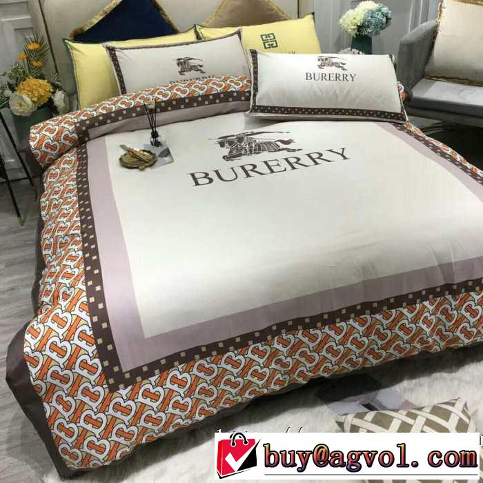 バーバリー BURBERRY 最速2019秋冬トレンドブランド 秋冬コーデと相性がいい  寝具4点セット