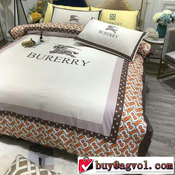 バーバリー BURBERRY 最速2019秋冬トレンドブランド 秋冬コーデと相性がいい  寝具4点セット