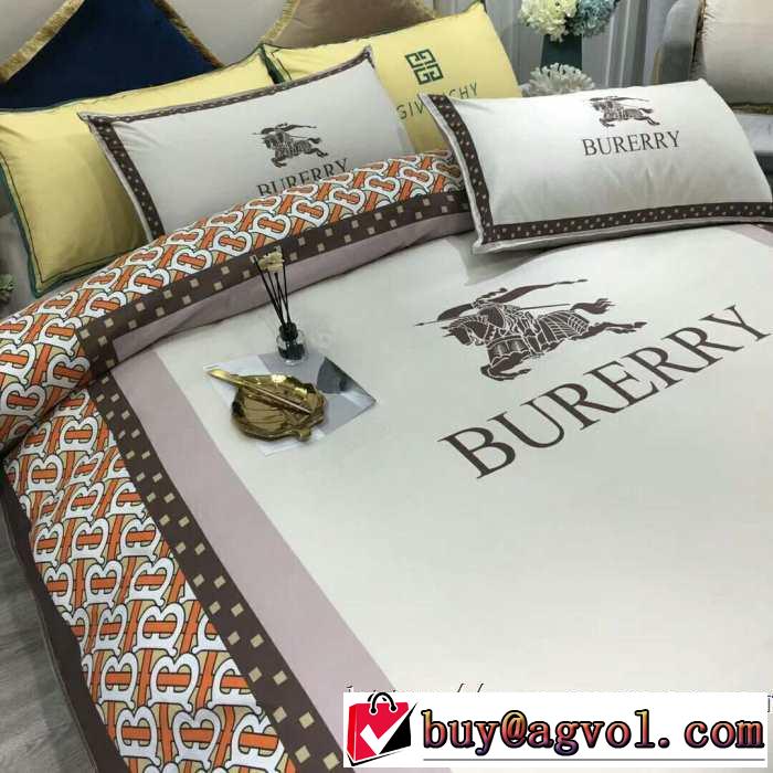 バーバリー BURBERRY 最速2019秋冬トレンドブランド 秋冬コーデと相性がいい  寝具4点セット