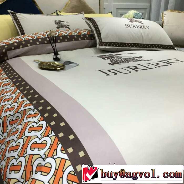 バーバリー BURBERRY 最速2019秋冬トレンドブランド 秋冬コーデと相性がいい  寝具4点セット