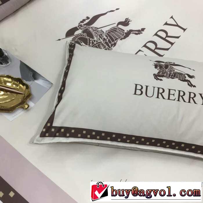 バーバリー BURBERRY 最速2019秋冬トレンドブランド 秋冬コーデと相性がいい  寝具4点セット