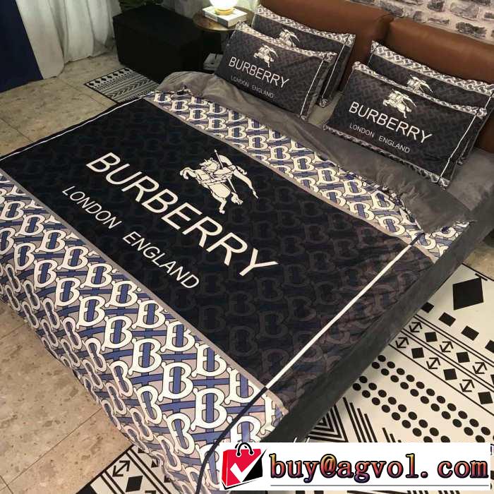 おしゃれ度アップ秋冬コレクション BURBERRY  寝具4点セット バーバリー2019秋冬最重要アイテム