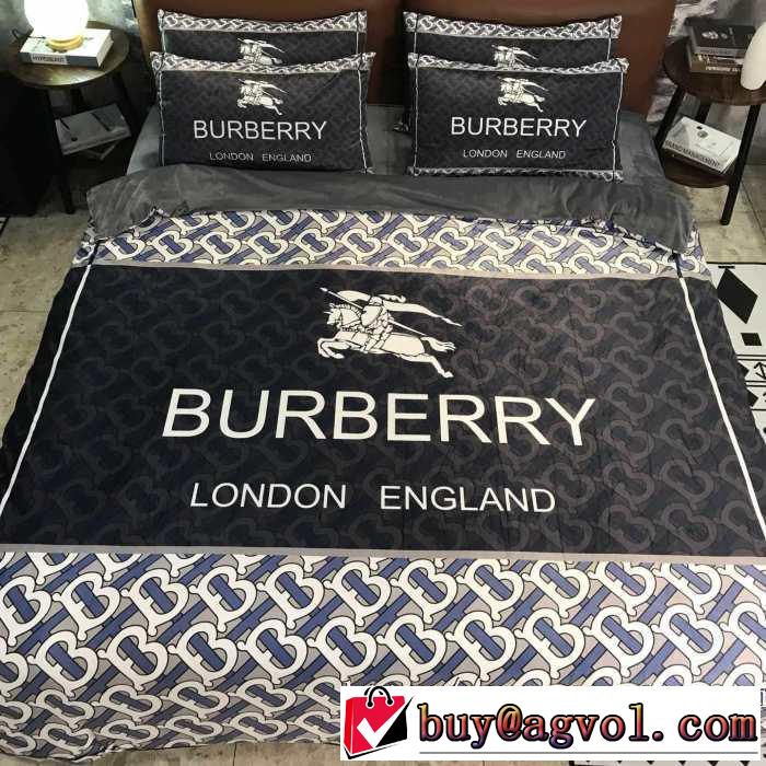 おしゃれ度アップ秋冬コレクション BURBERRY  寝具4点セット バーバリー2019秋冬最重要アイテム