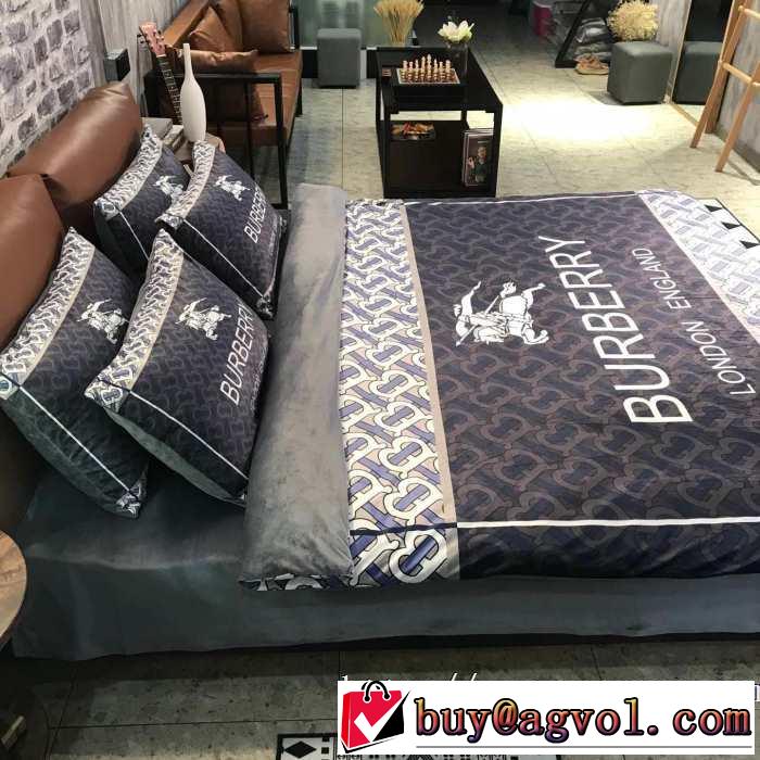 おしゃれ度アップ秋冬コレクション BURBERRY  寝具4点セット バーバリー2019秋冬最重要アイテム