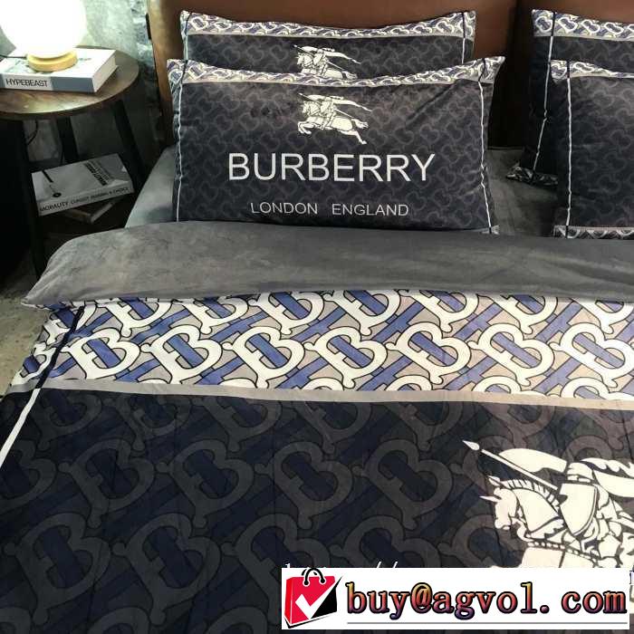 おしゃれ度アップ秋冬コレクション BURBERRY  寝具4点セット バーバリー2019秋冬最重要アイテム