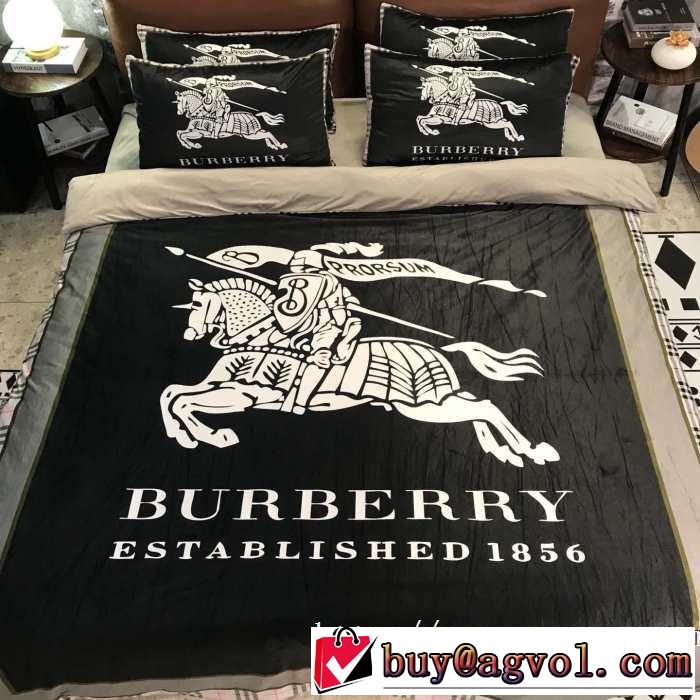 おしゃれ度アップ秋冬コレクション BURBERRY  寝具4点セット バーバリー2019秋冬最重要アイテム