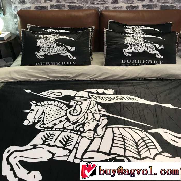 おしゃれ度アップ秋冬コレクション BURBERRY  寝具4点セット バーバリー2019秋冬最重要アイテム