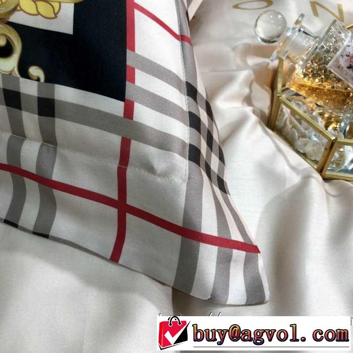 2019秋冬人気色おすすめ 寝具4点セット バーバリー BURBERRY 今季トレンド抜け感新品