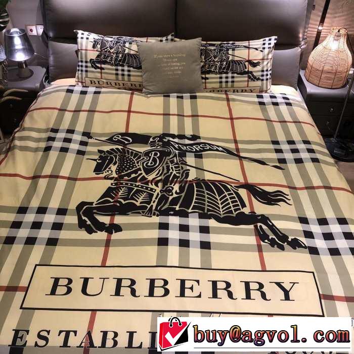 気になる2019年秋のファッションバーバリー BURBERRY  寝具4点セット  今年らしい新しい人気色