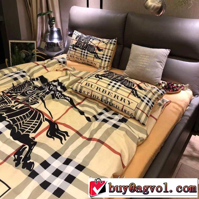 気になる2019年秋のファッションバーバリー BURBERRY  寝具4点セット  今年らしい新しい人気色